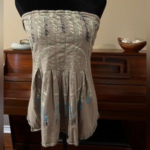 Tin Haul brand western/boho tube top